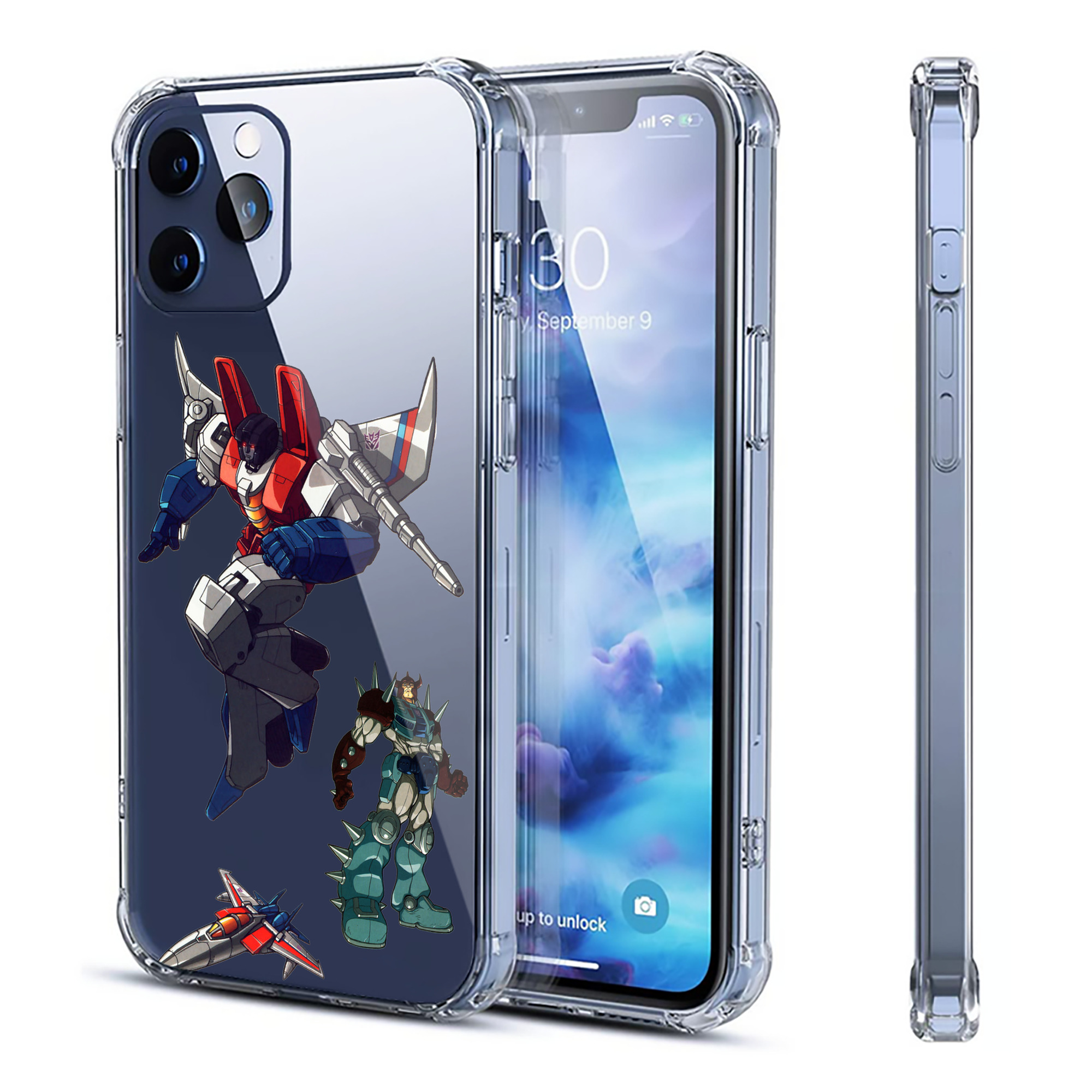 （画像用）  【iPhone 12シリーズ対応】透明スマホケース（クリアソフトケース）
